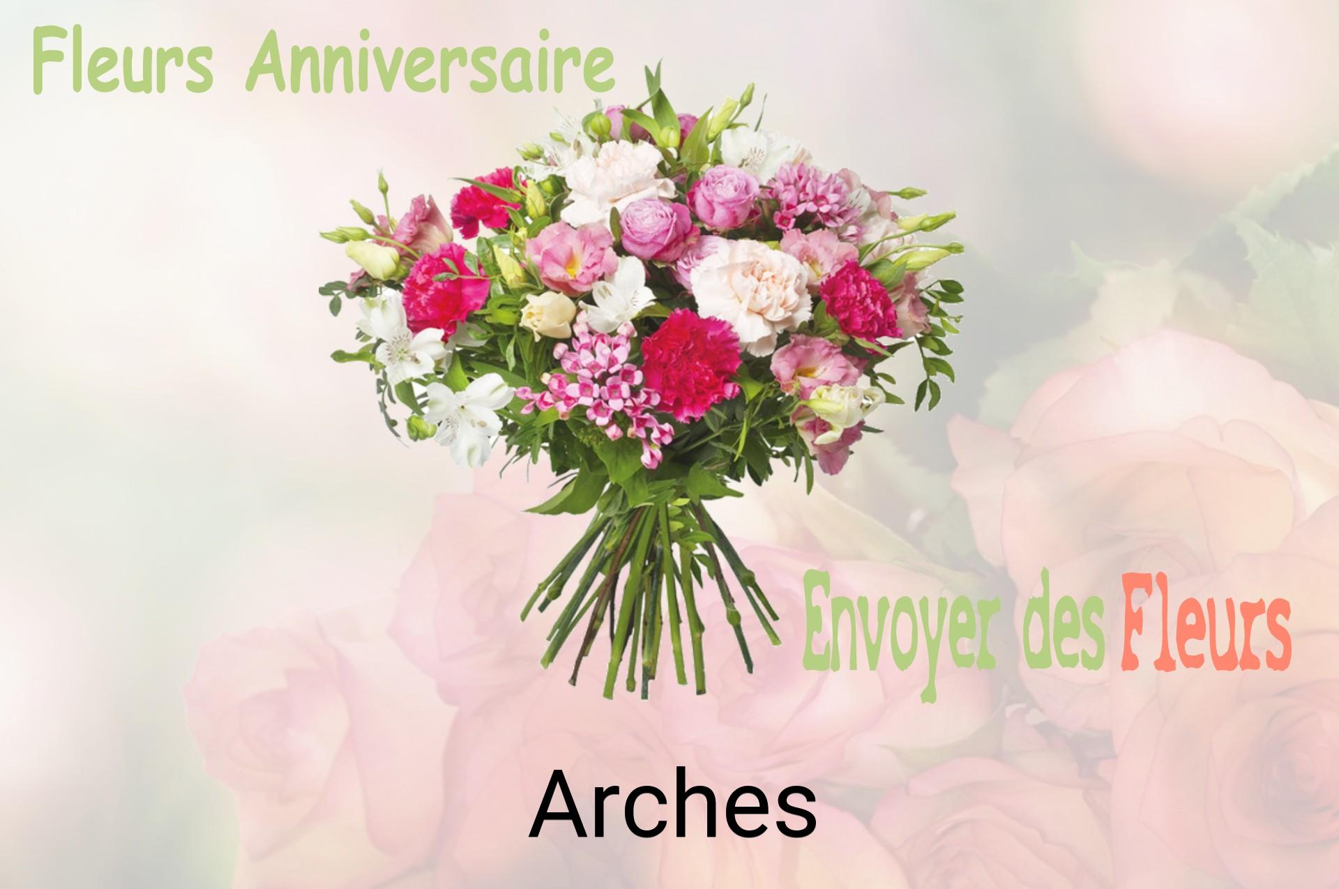 Bouquet de fleurs d’anniversaire livré à Arches